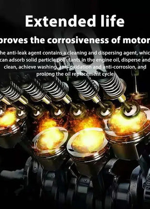 Engine Oil Leak Repair Professional Leak-Proof Engine Oil Additive Seal Activator Leak Stop Agent For Car Engines Engine Noise - Riparo82
