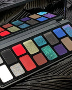 16 Colors of Dazzling Eyeshadow Pink Glitter Collision Blue Green Smoke Pearl Diamond Texture Multi Style Makeup Palette - Riparo82