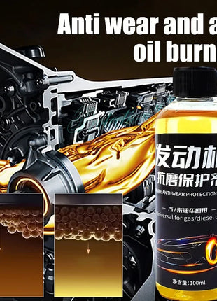 Car Engine Cylinder Repair Agent Diesel Gasoline Additive Oil Engine Protection Noise Reduction Anti-Wear Repair Lubricating Oil - Riparo82