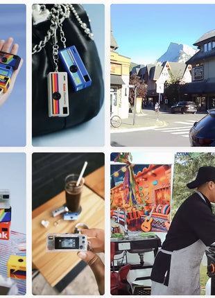 Kodak Charmera Portachiavi 35MM/F2.4 Fotocamera digitale 1987 con Flash Mini fotocamera digitale 5 colori Fotocamera a colori casuali per regalo ﻿