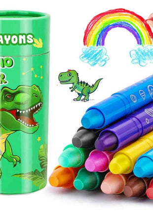 12/24 Colors Wax Crayon For Kids Washable & Erasable Twist Crayons For Toddlers Drawing Coloring Crayon Set Back To School Gifts