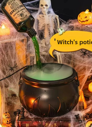 Halloween Decoration Room Decoration Magic Floating Bottle Wizard Bowl Diffuser Spooky Ghost Props Indoor Home Bar Decor - Riparo82