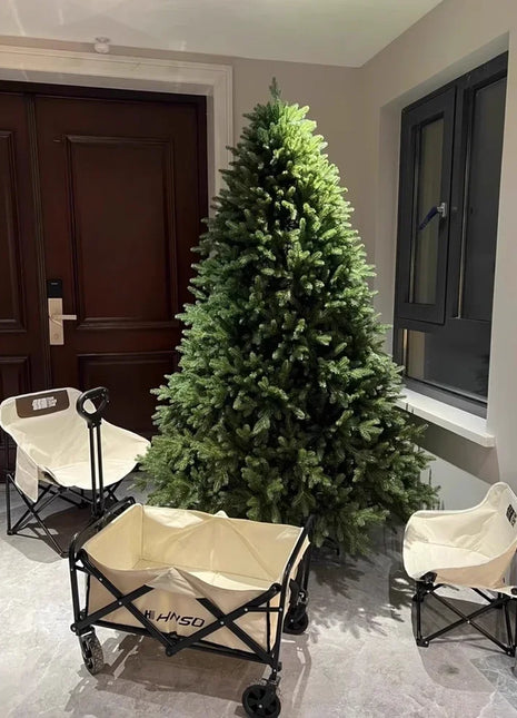 Albero di Natale artificiale in PE pieno Crittografia di lusso premium Grande albero di Natale verde Pino Decorazione per feste domestiche Decorazioni per la casa e il giardino