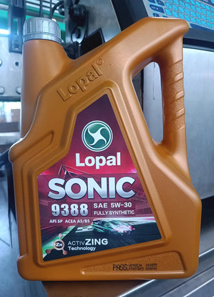 Lopal SONIC 9388 5W-30 A5/B5 SP 4L Olio motore per auto Protezione avanzata 4L Lubrificante Olio motore completamente sintetico per auto Europen
