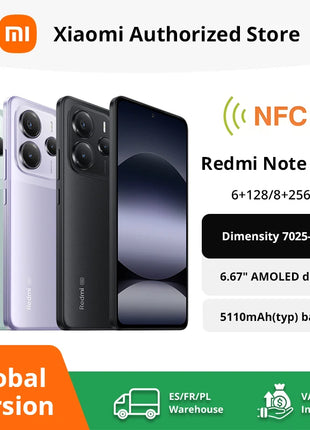 Redmi Note 14 5G Versione globale Smartphone NFC MediaTek Dimensity 7025-Ultra 108MP Fotocamera 5110mAh Batteria 120Hz - riparo82