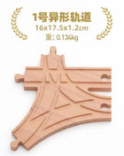 NUOVA binario ferroviario in legno tutti i tipi biforcazione biforcazione binario in legno di faggio accessori adatti per binari in legno Thomos giocattolo - riparo82