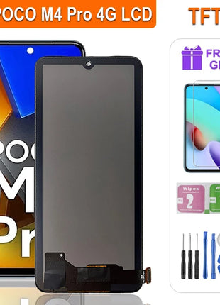 Display Super AMOLED da 6,79" MZB0B5VIN 2201117 PI PI 2201117 LCD PG per Xiaomi Poco M4 Pro 4G LCD Touch Screen Digitizer Assembly - riparo82