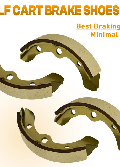 Ganascia freno (set di 4) per Club Car dal 1995 in poi DS e carrello da golf precedente OEM # 1018232 -01 101823201