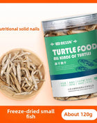 BESSN Aquatic Turtle Food - High Protein Freeze-Dried Shrimp&Meat Mix for Red-Eared Slider,Snapping Turtle&Terrapin - Riparo82