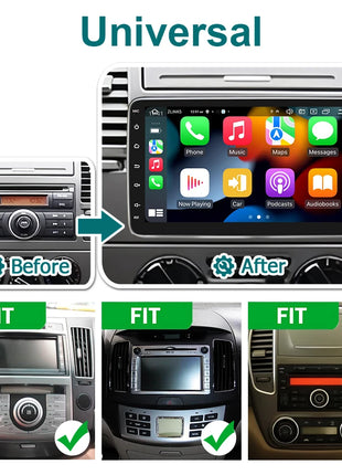 2 din Android 14 10.1 inch Universal Car Radio Stereo Rotate Touch Screen Wireless Carplay android auto GPS WIFI 4GLTE autoradio - Riparo82