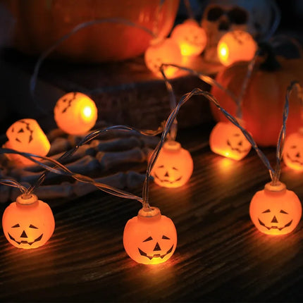 1pc Halloween String Lights Battery Powered Halloween Indoor Outdoor Lighting For Home Bedroom Birthday Party Theme Party