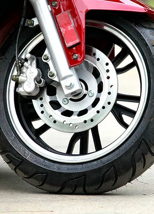 Pick up and drop off children Electric tricycle does not turn over Fully enclosed scooter with a battery life of 190 kilometers - Riparo82
