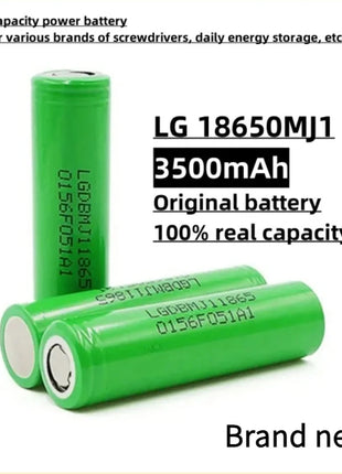 Nuovo LG 18650 Mj1 Batteria Al Litio Ricaricabile 3500MAh 3.7V 25A 18650 Alta Utensili Elettrici Scooter Elettrico Trapano Elettrico Batteria - riparo82