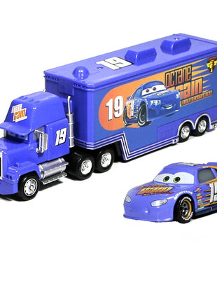 Auto 2 Mack Truck Pixar auto da corsa Lightning McQueen Jackson Storm mini Car 1 3 collezione Pressofuso Giocattolo in metallo Regalo per il regalo del capretto - riparo82