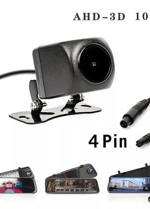 AHD 1080P Rear Camera 4 Pin Back Cam for Car DVR Carplay Android Auto Dash Cam extension Cable - Riparo82