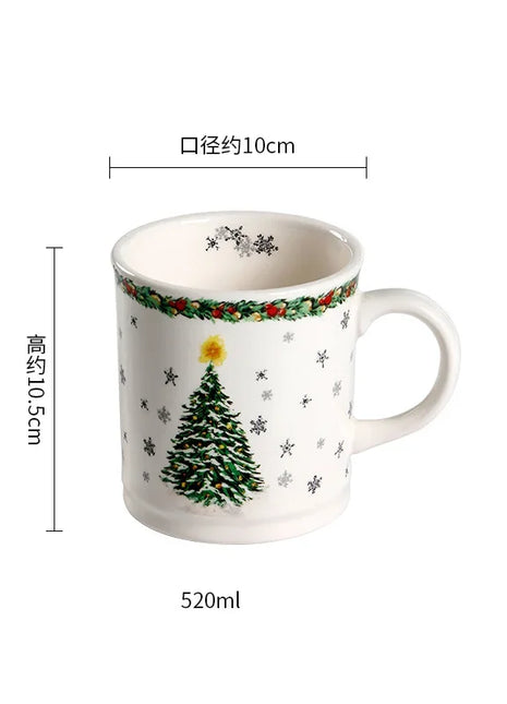 Creativo Natale Piatto in ceramica Stoviglie Ristorante di lusso Bistecca Piatti per pasta Casa Delizioso Piatto Piatto da zuppa Tazze squisite - riparo82