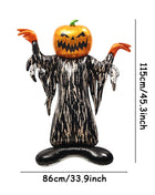 1pcs Halloween Giant Pumpkin Skeleton Standing Balloon House Witch Dead Tree Inflatable Foil Ballon Halloween Party Deco Supplie - Riparo82