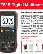 UNI-T UT60S UT60BT True RMS Digital Smart Multimeter 1000V AC DC Voltage Tester Ammeter Electrical Multi Meter - Riparo82