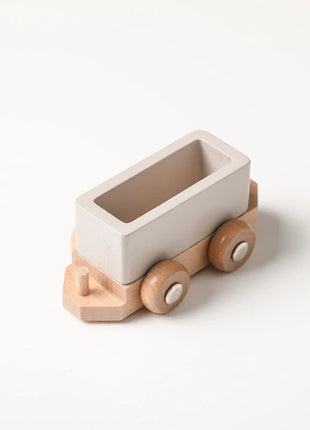 Giocattoli Montessori treno in legno per giocattolo di compleanno per bambini con numeri e blocchi gioco Toddler Boys And Girls1 2 3 4 5 giocattolo per l'apprendimento del bambino - riparo82