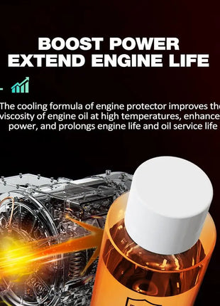 100ml Engine Additive Agent Engine Restore Additive Noise Reduction Anti-Rust Engine Protection Oil For Car Accessories - Riparo82