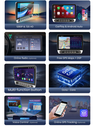 Junsun For Fiat Ducato 2006 2007 2008 -2013  Car Radio Multimedia Navigation 2 din Android 2din Autoradio CarPlay Stereo - Riparo82