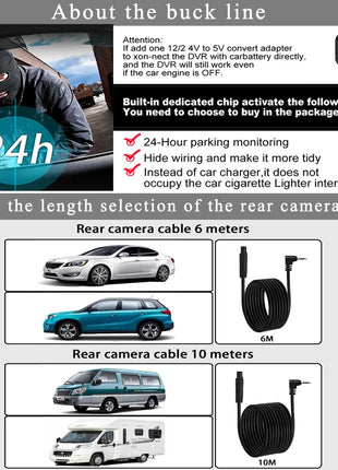 11.26" 4K 2160P Car Dvr Carplay Android Auto Dash Cam GPS WIFI BT FM Stream Rear View Mirror Dashcam Dvrs Camera Drive Recorder - Riparo82