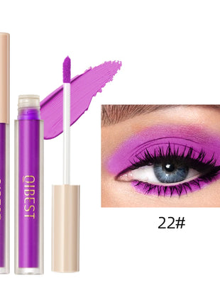 24 Colors Matte Liquid Eyeshadow Cream Nude Eye Makeup Long Lasting Eye Shdaow Stick Blush Purple Green Blue Red Contour Shadow - Riparo82