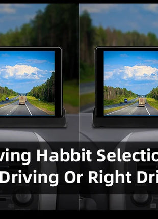 10.26" 4K Dash Cam Carplay Android Auto GPS 5G WIFI FM BT Car Dvr 350 ° Rotation Dual Lens Dashcam Truck Camera Drive Recorder - Riparo82