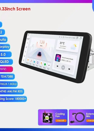 Hizpo 10.1" Universal CarPlay Android Auto Radio For VW Volkswagen Fiat Renault Nissan Hyundai 4G Car Multimedia Autoradio 1 Din