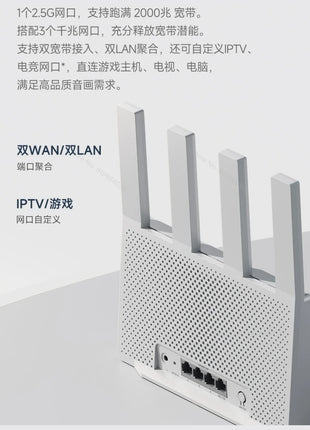 Xiaomi Router BE3600 WiFi 7 Dual-Band Qualcomm quad-core Gaming Acceleration 3570Mbps Dual WAN LAN Mesh Network Repeater VPN - Riparo82