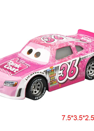 Disney Pixar Cars 2 3 Pressofuso in metallo Veicolo Saetta McQueen Mater Jackson Storm Miss Fritter Auto Giocattolo Giocattoli per bambini Regali di Natale - riparo82