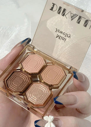 Palette Pearly Eyeshadow Glitter Earth Color Eyeshadows Shiny Eye Shadow Pallet Makeup Pigmentos Natural Cosmetic Free Shipping - Riparo82