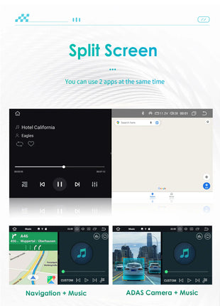10.25"Carplay Android 13 Auto Car radio For Audi A4 A5 B8 S4 S5 2009-2016 car intelligent system Multimedia GPS Stereo Head Unit - Riparo82