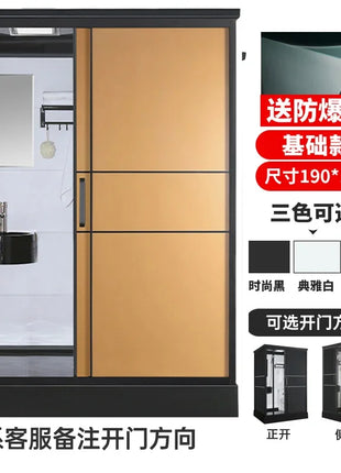 B573 Bagno doccia integrale integrato WC mobile bagno divisorio integrato semplice rurale per uso domestico