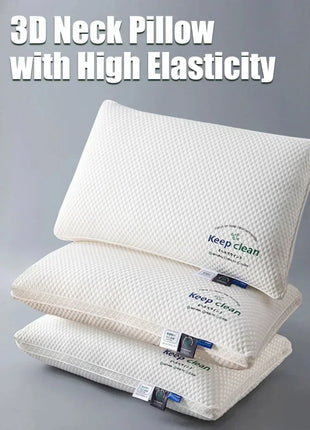 Neck Pillow Help Sleep And Protect The Neck Cervical Orthopedic Household Soybean Fiber SPA Massage Pillow For Sleeping New - Riparo82