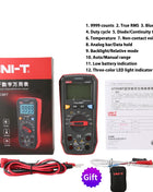 UNI-T UT60S UT60BT Smart Digital Multimeter True RMS AC DC Ammeter Voltmeter Ohm NCV REL NCV Auto Range Electrical Multitester - Riparo82