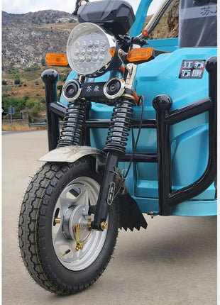 Agricultural tricycle electric tricycle 1000w load capacity 1ton farm specific delivery vehicle - Riparo82