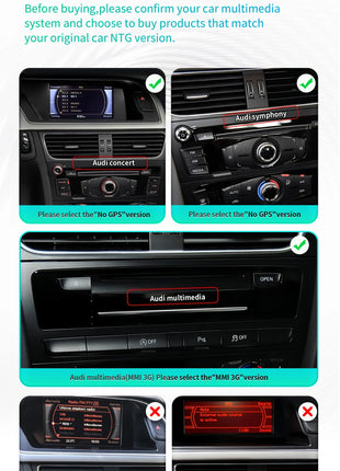 10.25"Carplay Android 13 Auto Car radio For Audi A4 A5 B8 S4 S5 2009-2016 car intelligent system Multimedia GPS Stereo Head Unit - Riparo82