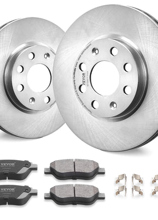 SucceBuy Kit freno anteriore Rotori freno Kit sostituzione pastiglie freno in ceramica Rotori anteriori da 257 mm per Vauxhall Adam(M13) Corsa D (S07)