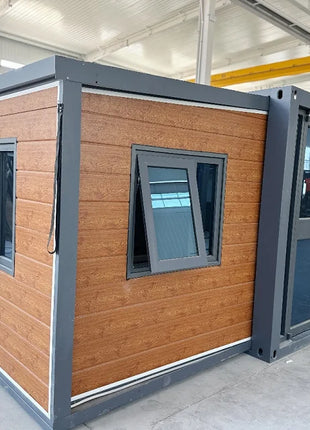 Casa mobile per contenitori Casa modulare prefabbricata espandibile Casa minuscola Soggiorno Cabina per ufficio Custodia prefabbricata impermeabile