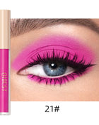 Nude Matte Liquid Eyeshadow Smooth Cream Eye Shadow Long Lasting Waterproof Eye shdaow Stick Blush Dual Purpose Contour Makeup - Riparo82