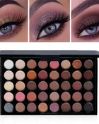 40 Colors Glitter Eyeshadow Palette Matte Waterproof Long Lasting Pressed Powder Cosmetics Kit Fashion Women Eye Makeup palette - Riparo82