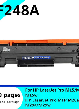 CF248A 48A 248A Refill Toner cartridge for HP LaserJet Pro M15/M15a/M15w/MFP M28a/M28w/M29a/M29w M29A Printer - Riparo82