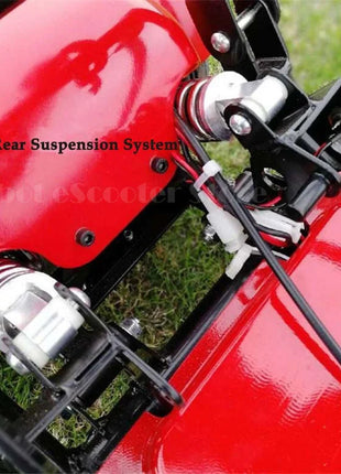 Scooter Mobilità 4 Ruote 500W Doppio Motore 36V - Pieghevole Anziani 3 Velocità - riparo82