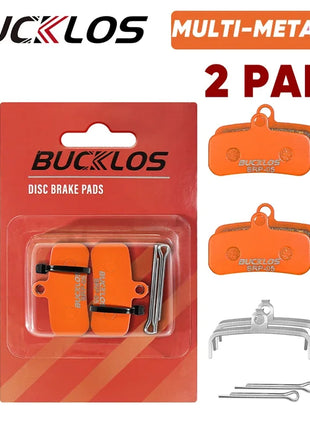 BUCKLOS Pastiglie freno a disco idraulico per bicicletta per M9120 Pastiglie freno metalliche Pastiglie freno per mountain bike da strada in metallo adatte D02S H03A N03A