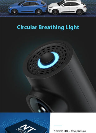 Dash Cam Smart Car DVR Camera Wifi APP Voice Control Dashcam 1080P HD Night Vision Car Camera Video Recorder G-sensor dash cam - Riparo82