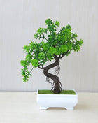 Artificial Plants Decoration Potted Bonsai Small Tree Pot Fake Plant Potted zen garden Ornaments Table Home Room Decoration