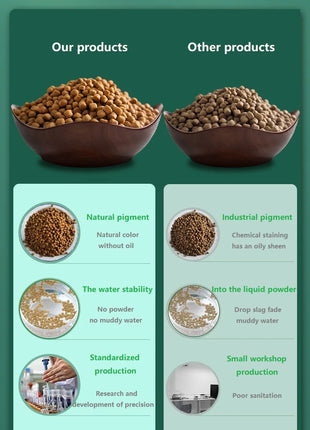 105g General Turtle Food Brazilian Turtle Feed Grass Turtle Young Turtle Food Small Particles Hair Color Yellow Edge Snapping - Riparo82