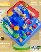 Modello di auto ferroviaria da corsa Giocattoli educativi Pista per bambini Gioco di avventura Cervello Meccanico Interattivo Treno Animali Giocattolo razzo spaziale - riparo82