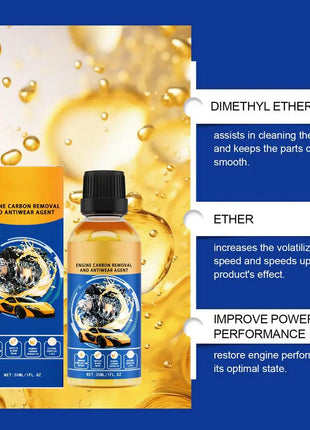 Car Engine Wear Repair Agent Reduce Fuel Consumption Gasoline Diesel Oil Additive Engine Cleaner Catalytic Converter - Riparo82